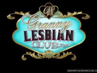 Lesbian Granny Yara Serviced by enticing Rebecca