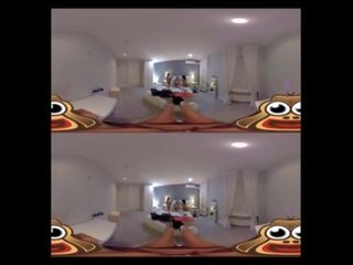 VR porn excellent Lesbian Orgy in 360