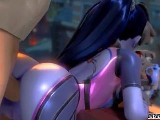 Excellent Round Ass Overwatch Heroes get Anal dirty video Doggystyle