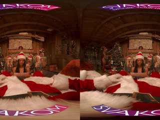 VRBangers Christams Orgy with Abella Danger and her 7 enticing Elves VR dirty clip