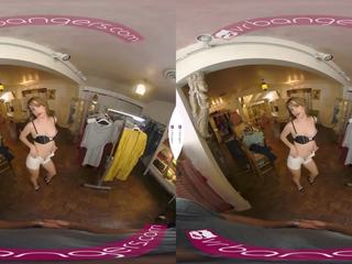 VRBangers alluring feature Kimmy Granger getting pounded at the clothes store VR