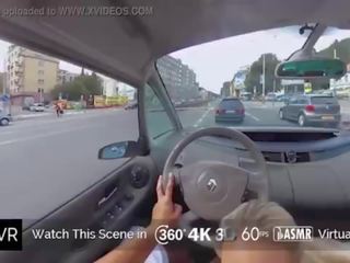 [holivr] auto vies film avontuur 100% driving neuken 360 vr xxx film