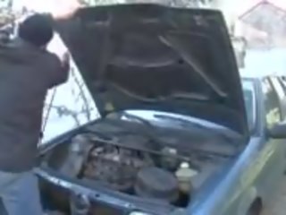 เสือภูเขา กลโกง บน สามี ด้วย รถยนตร์ mechanic: ฟรี x ซึ่งได้ประเมิน คลิป 87