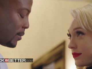 Dirty Blonde Lily Labeau craves that big black member - BABES