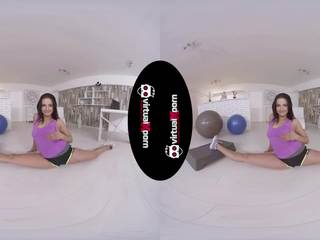 Great Virtual Flexi Stretching with beautiful Teen Asdis Loren