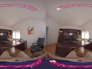 VR BANGERS Wide set up Pussy hot to trot Blonde Accountant VR xxx video