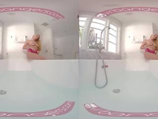 Vrbangers - marvellous blond bailey rayne masturbeerib ja dildo kuradi raske vr seks video